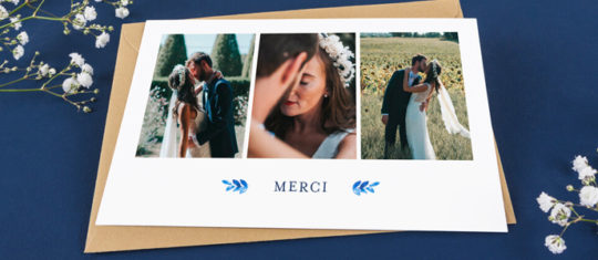 Remerciement de mariage